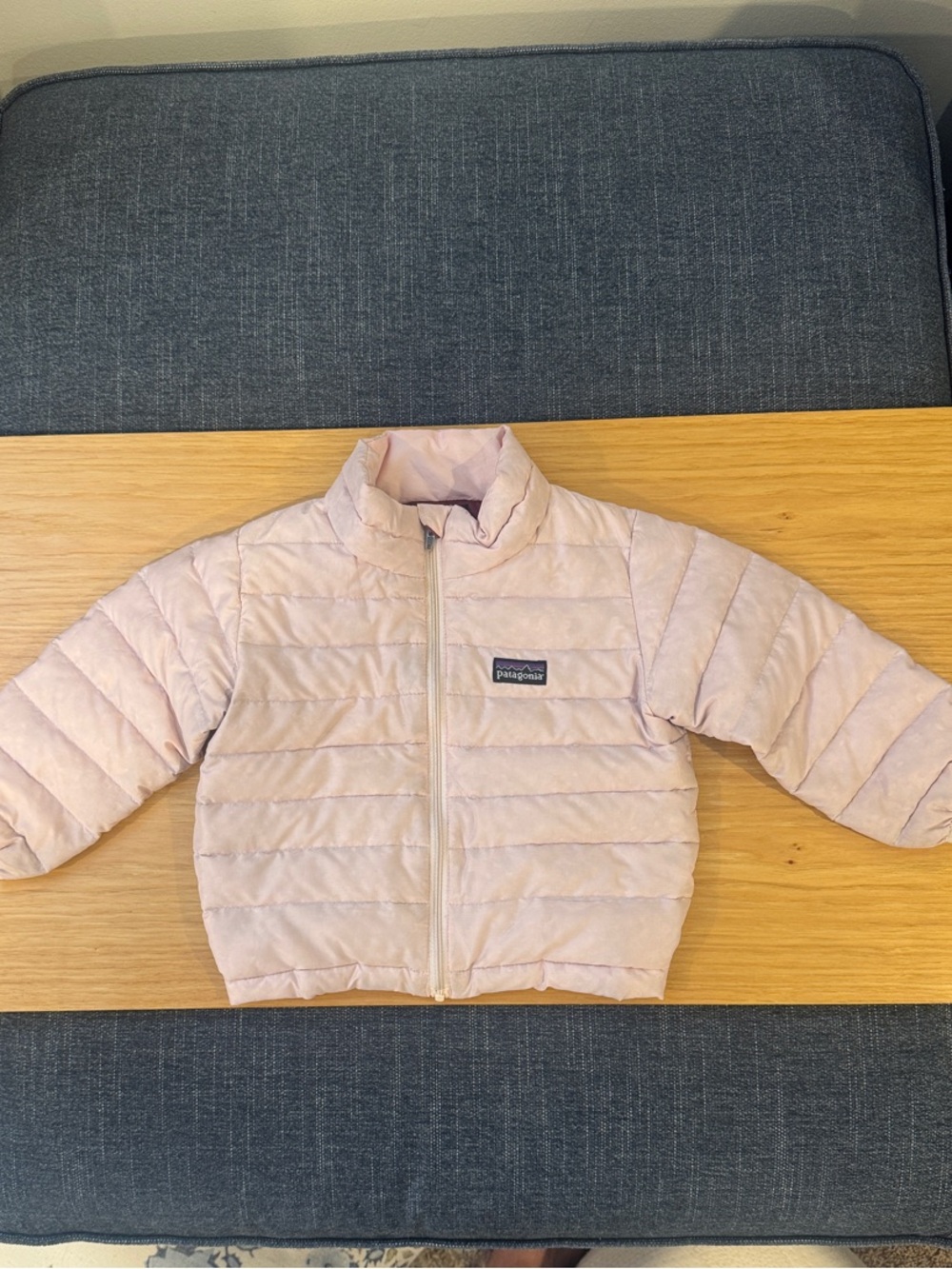 Patagonia Toddler Puffer Jacket in Pale Pink 18m